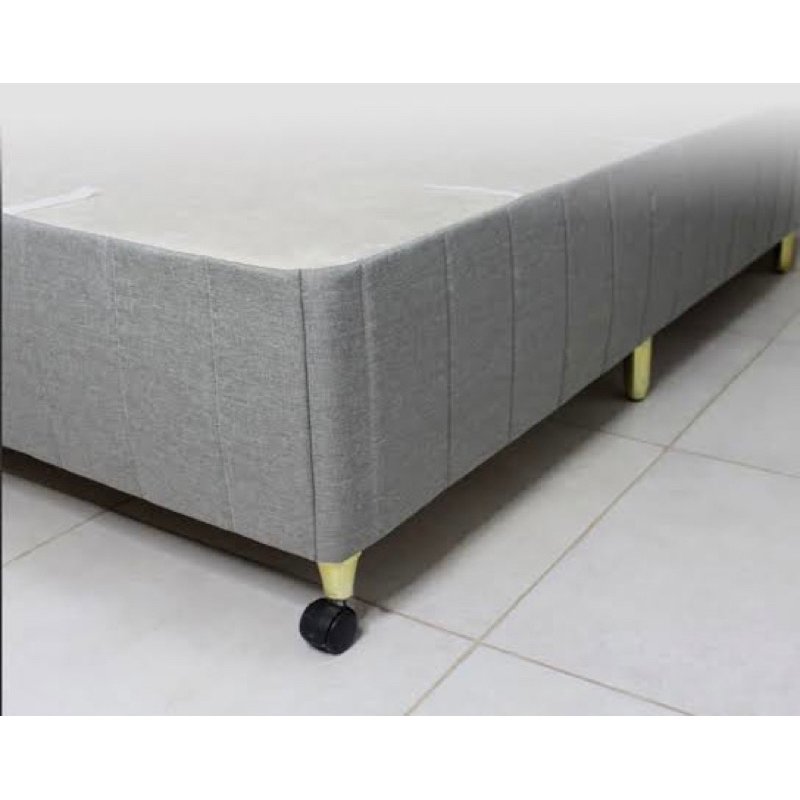 Faixa para Base Colchão Solteiro 30cm Altura:linho Azul - 1