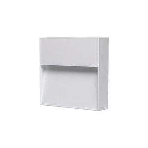 Balizador Taschibra Delta de Sobrepor Led 8w Bivolt Branco 3000k Luz Amarela 15060156