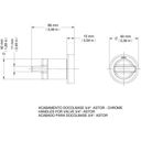 Ver imagem 2 de Acabamento Docol para Registro Fabrimar Astor 1"