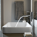 Ver imagem 5 de Cuba para Banheiro Kohler Vox de Sobrepor Retangular 57x41cm Branca 5373br-0 Branco