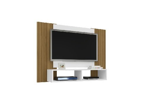 Painel Navi Branco Ripado – Bechara Móveis - 1