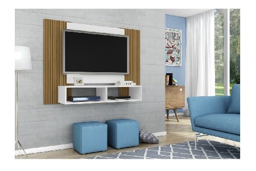 Painel Navi Branco Ripado – Bechara Móveis - 2