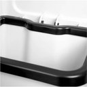 Ver imagem 3 de Lixeira 50l Retangular C- Pedal Branca Lar Plasticos 13241