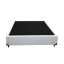 Ver imagem 5 de Cama Box Casal Colchão Gold Espuma D33 Acolchões + Box Sintético 54x138x188:Branco