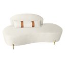 Ver imagem 2 de Sofá Orgânico 2 Lugares Living Maitê 1,80m - Élpis Móveis - Linho Bege