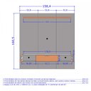 Ver imagem 4 de Painel para TV Até 65 Polegadas Lisboa 1 Porta 1 Prateleira Off White/Naturale - Móveis Bechara