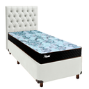 Ver imagem 1 de Kit Cama Box + Cabeceira + Colchão Solteiro Molas Ensacadas - Life Gold - Paropas