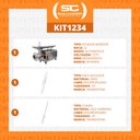 Ver imagem 2 de Picador Moedor de Carne Açougue Profissional 1,5 Cv Boca 22 PS-22m 127V Skymsen + Faca + Chaira