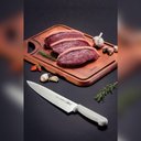 Ver imagem 7 de Picador Moedor de Carne Açougue Profissional 1,5 Cv Boca 22 PS-22m 127V Skymsen + Faca + Chaira