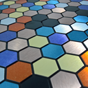 Ver imagem 3 de Pastilha Aluminio Adesiva Decoração Banheiro Cozinha Colmeia