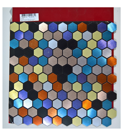 Pastilha Aluminio Adesiva Decoração Banheiro Cozinha Colmeia - 8