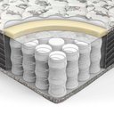 Ver imagem 5 de Cama Box Baú Casal Sintético + Colchão de Molas Ensacadas Sereneprime 138x188x62cm Preto