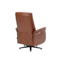 Ver imagem 2 de Poltrona do Papai Reclinável Elétrica Bimotor Alabama com Massagem Aquecimento Entrada Usb Pu Carame