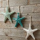 Ver imagem 1 de Estrela do Mar em Resina Enfeite Casa Praia 16cm Kit 3pçs