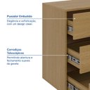 Ver imagem 6 de Escrivaninha em L ou Reta 140cm 6 Gavetas Oring CabeCasa MadeiraOriginals