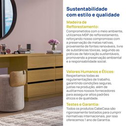 Mesa para Escritório Diretor em L 6 Gavetas Oring Cabecasa - 8