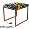 Kit 10 Puff Banqueta Stan Para Penteadeira Sala De Jantar Industrial Ferro Bronze Romero Brito AH17 - 5