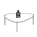 Ver imagem 5 de Mesa de Centro Organica Pe Metal Preto Hanover 28014 Artesano
