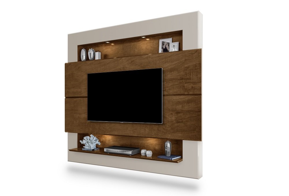 painel de tv suspenso para sala com led tv até 75 polegadas - 1