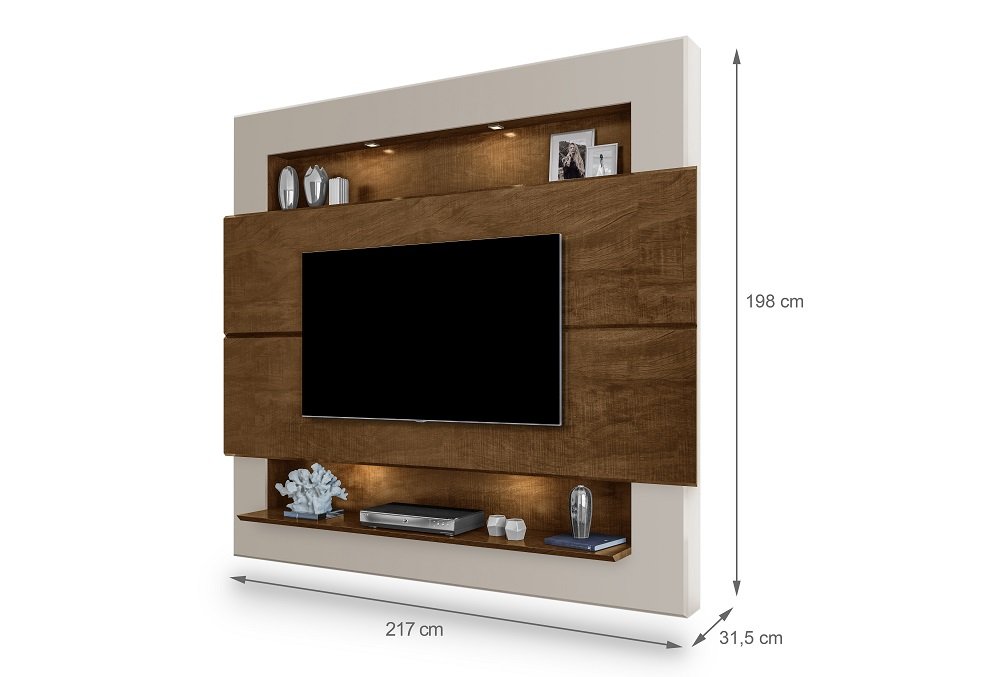 painel de tv suspenso para sala com led tv até 75 polegadas - 3