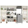 Armário de Cozinha Modulada Completa Compacta Balcão Madrid Branco 4 - Rosafor - 8