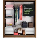 Ver imagem 7 de Guarda Roupa Casal Madesa Lyon Plus 3 Portas de Correr com Espelho 4 Gavetas