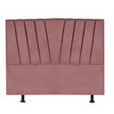 Ver imagem 2 de Cabeceira Estofada Bélgica 195cm King Size para Cama Colchão Box Quarto Suede Rose Gold - Aurora