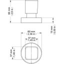 Ver imagem 2 de Acabamento Registro Docolbase Geniux Flex 1/2", 3/4" 1" Docol