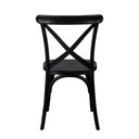 Ver imagem 1 de Mesa Eames Black 90cm + 4 Cadeiras Paris Lisa La Mobilia