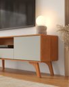 Ver imagem 5 de Rack Sinus 180 - Mv - Rei de Casa Off White/Naturale