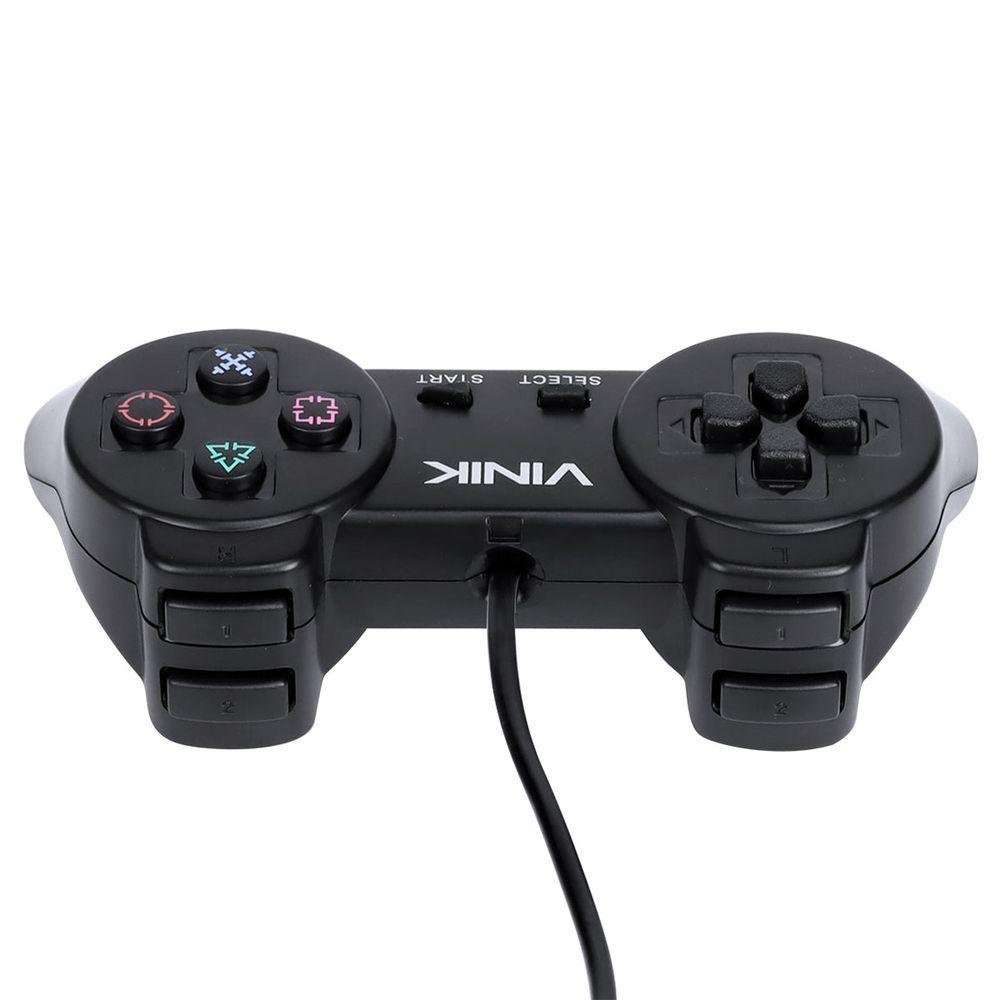 Controle Pc Usb Ps1-playstation 1 Preto - Retrô - Vinik Play 1 Preto - 9