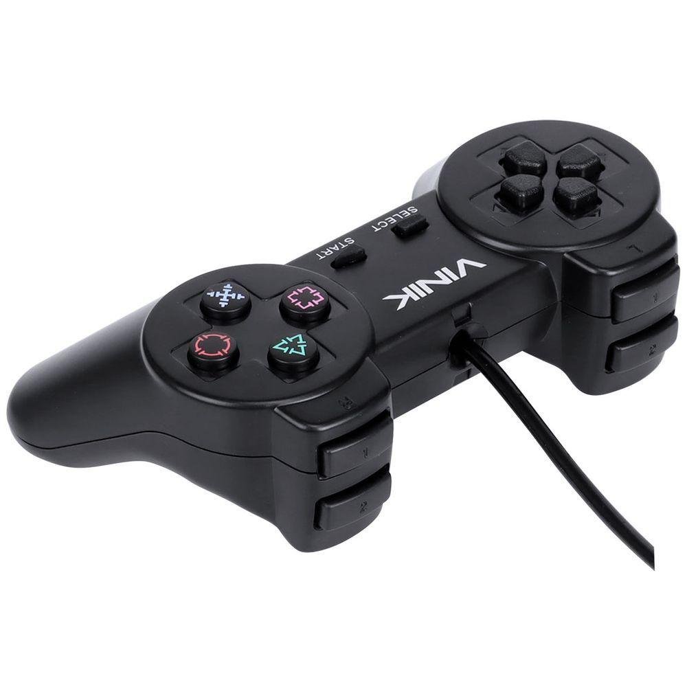 Controle Pc Usb Ps1-playstation 1 Preto - Retrô - Vinik Play 1 Preto - 4