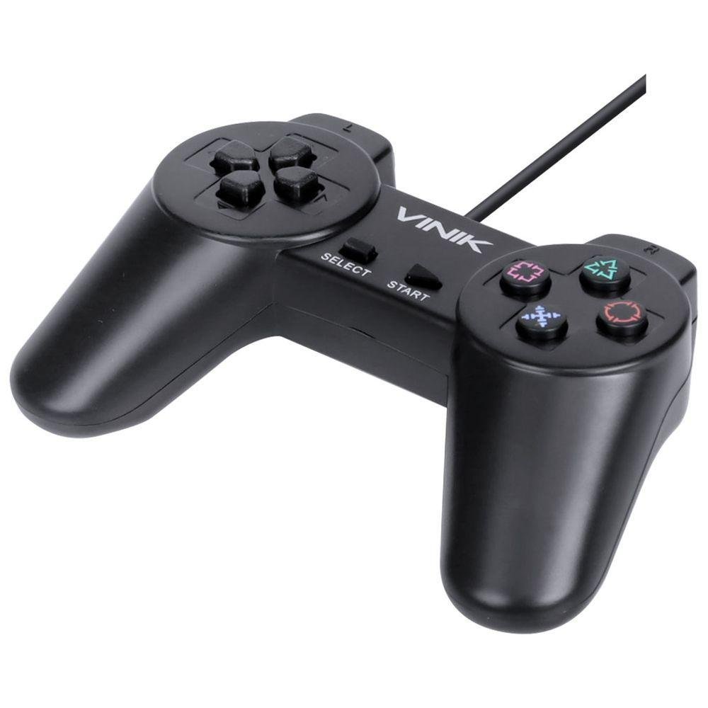 Controle Pc Usb Ps1-playstation 1 Preto - Retrô - Vinik Play 1 Preto - 7