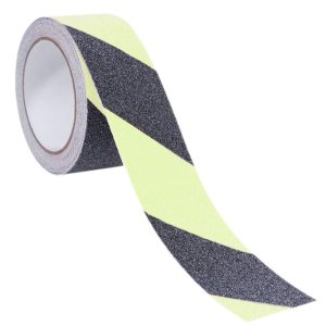 Fita Antiderrapante 5 Metros Fluorescente Brilha no Escuro Escadas Degraus Chao Segurança