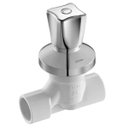 Ver imagem 1 de Registro Docol Base BaseTec PVC Ceramico 1/2 Volta 25mm