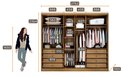 Ver imagem 5 de Guarda-Roupa Livorno 8 Gavetas com Espelho Cumaru Novo Horizonte