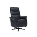 Ver imagem 1 de Poltrona Elétrica do Papai Reclinável Alabama Bimotor com Massagem Aquecimento Entrada Usb Pu Preto