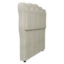 Ver imagem 7 de Cabeceira Casal King Cama Box 195cm Oregon I02 Bouclê Bege - Mpozenato