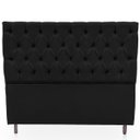 Ver imagem 1 de Cabeceira Estofada com Capitonê para Cama de Casal 160 Mirage Suede