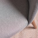 Ver imagem 6 de Conjunto de Jantar Mesa Redonda com Vidro Bennett 115 Cm 4 Cadeiras New Drop - Natural C/ Cinza