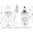 Ver imagem 2 de Registro Tipo Gaveta Docol BaseTec PVC 25mm