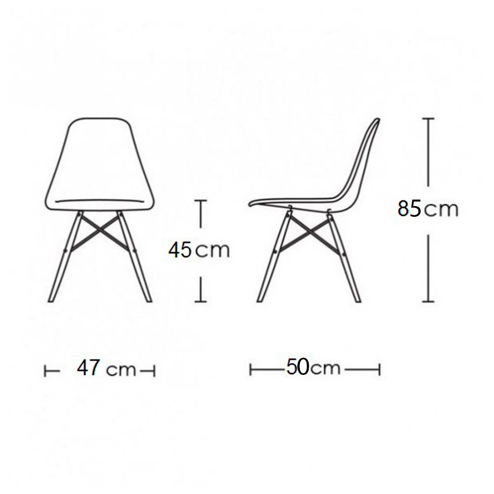 Mesa Industrial Base Ferro Cobre Tampo 137x90 Preto 4 Cadeiras Eames Madeira Assento Vermelho - 6