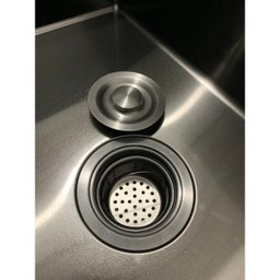 Cuba Cozinha Inox Preta Quadrada Gourmet 50x40 C/ Acessórios - 2