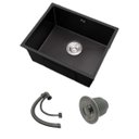 Ver imagem 1 de Cuba Cozinha Inox Preta Quadrada Gourmet 50x40 C/ Acessórios