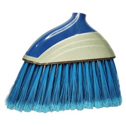 Vassoura Nylon Varre Canto Plus Macia Sem Cabo Azul Duplás - 1