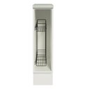 Ver mais imagens de Balcão Porta-Temperos Madesa para Cozinha Glamy, Agata e Stella 20 cm (Com Tampo) Branco