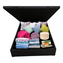 Ver imagem 6 de Box Baú Casal Corino Preto 1,38x1,88 So1clique Pistão a Gás