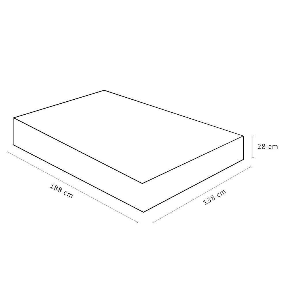 Colchão Casal Ortobom Ortopillow D33 Airtech 1.0.0 (28x138x188)  - 3