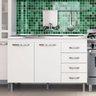 Cozinha Completa Indekes Clara 5 Peças Com Tampo (Não Acompanha Torneira) - 11
