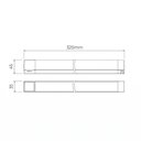Ver imagem 2 de Luminária Trace para Trilho Eletrificado LED 12,5W Alto Irc 93 Bivolt Branco 4000k Stella